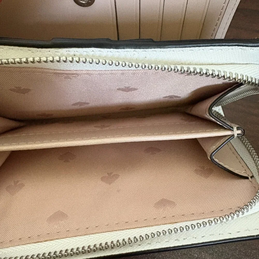 Kate Spade New York Staci Medium Saffiano Leather Satchel/Crossbody Purse Wallet